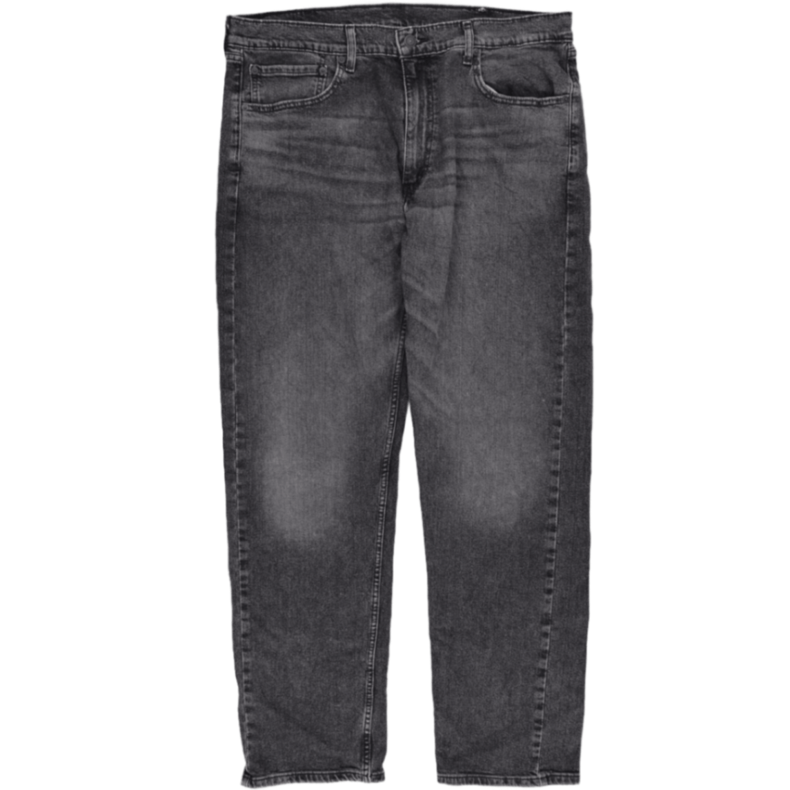 Levi's 505 Original Fit Men's Black Washed Jeans W38 L32 Cotton Denim Straight Fit