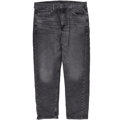 Levi's 505 Original Fit Men's Black Washed Jeans W38 L32 Cotton Denim Straight Fit