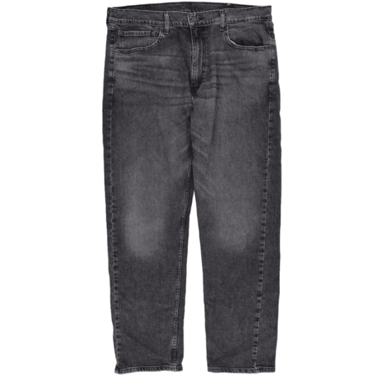 Levi's 505 Original Fit Men's Black Washed Jeans W38 L32 Cotton Denim Straight Fit