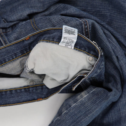 Levi's Straight Fit Blue Denim Jeans 34W x 30L Cotton