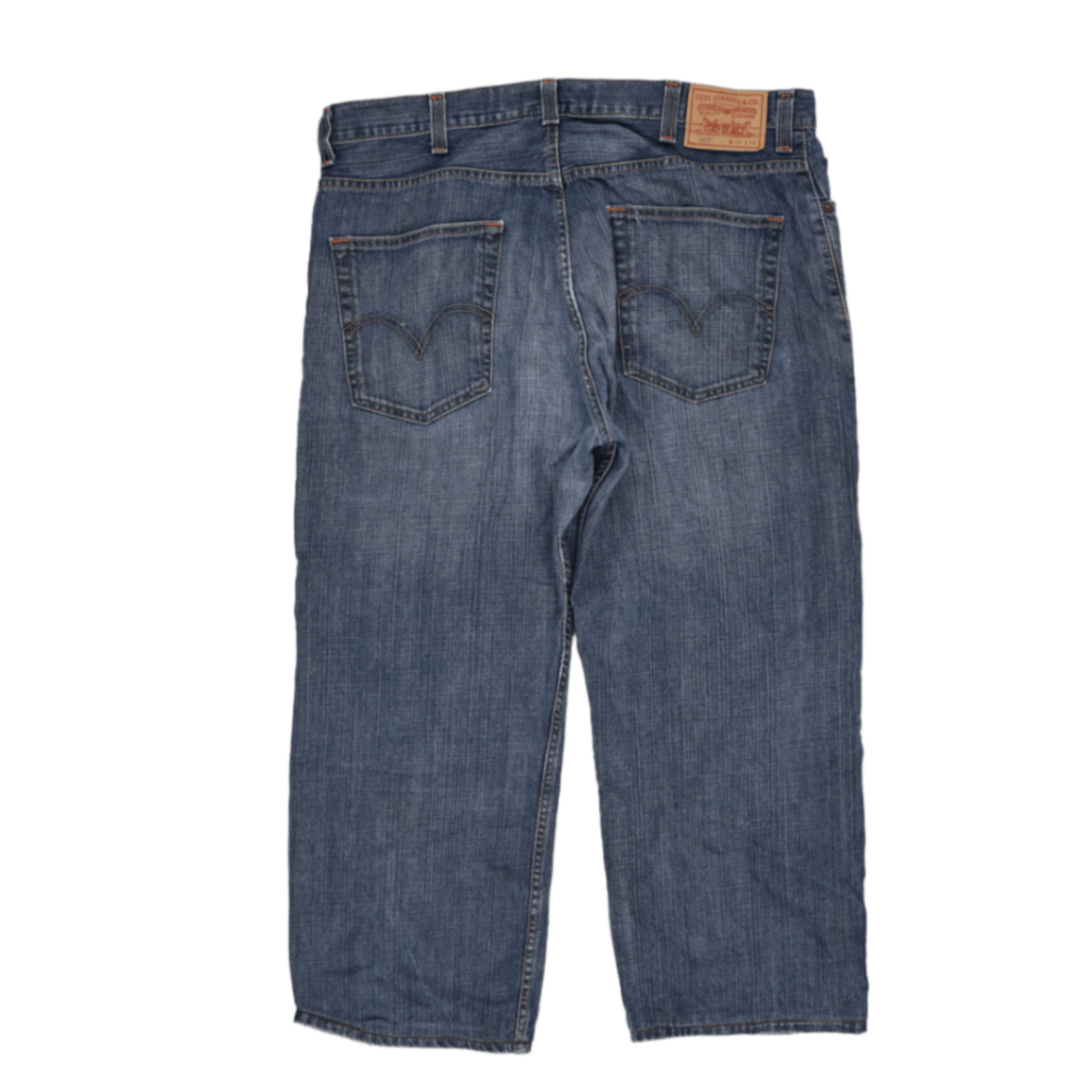 Levi's Straight Fit Blue Denim Jeans 34W x 30L Cotton