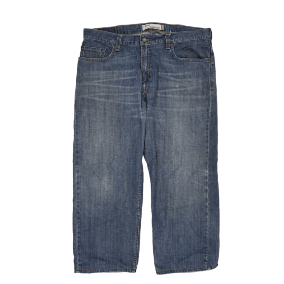 Levi's Straight Fit Blue Denim Jeans 34W x 30L Cotton