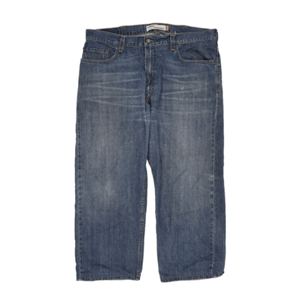 Levi's Straight Fit Blue Denim Jeans 34W x 30L Cotton