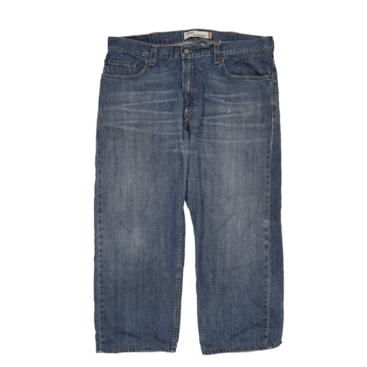 Levi's Straight Fit Blue Denim Jeans 34W x 30L Cotton