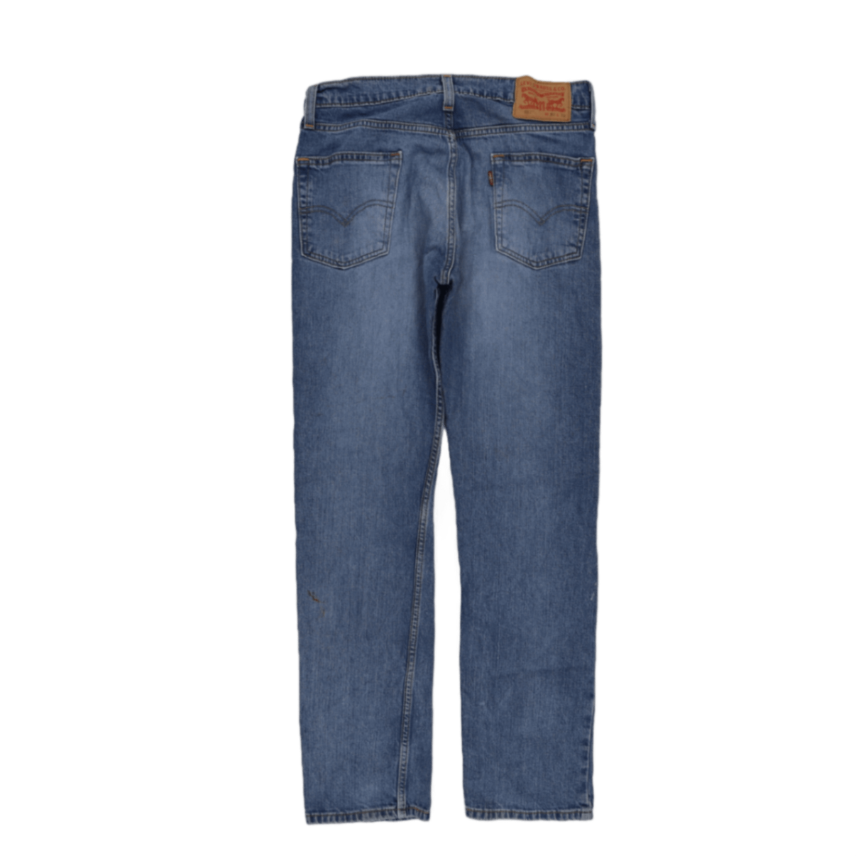 Levi's 513 Slim Straight Jeans Blue W30 L32 Denim Cotton Elastane