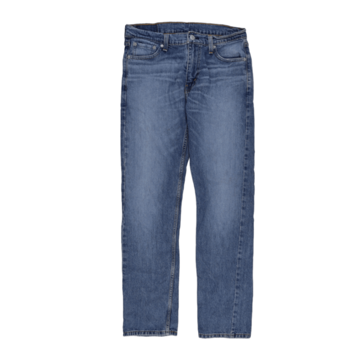 Levi's 513 Slim Straight Jeans Blue W30 L32 Denim Cotton Elastane