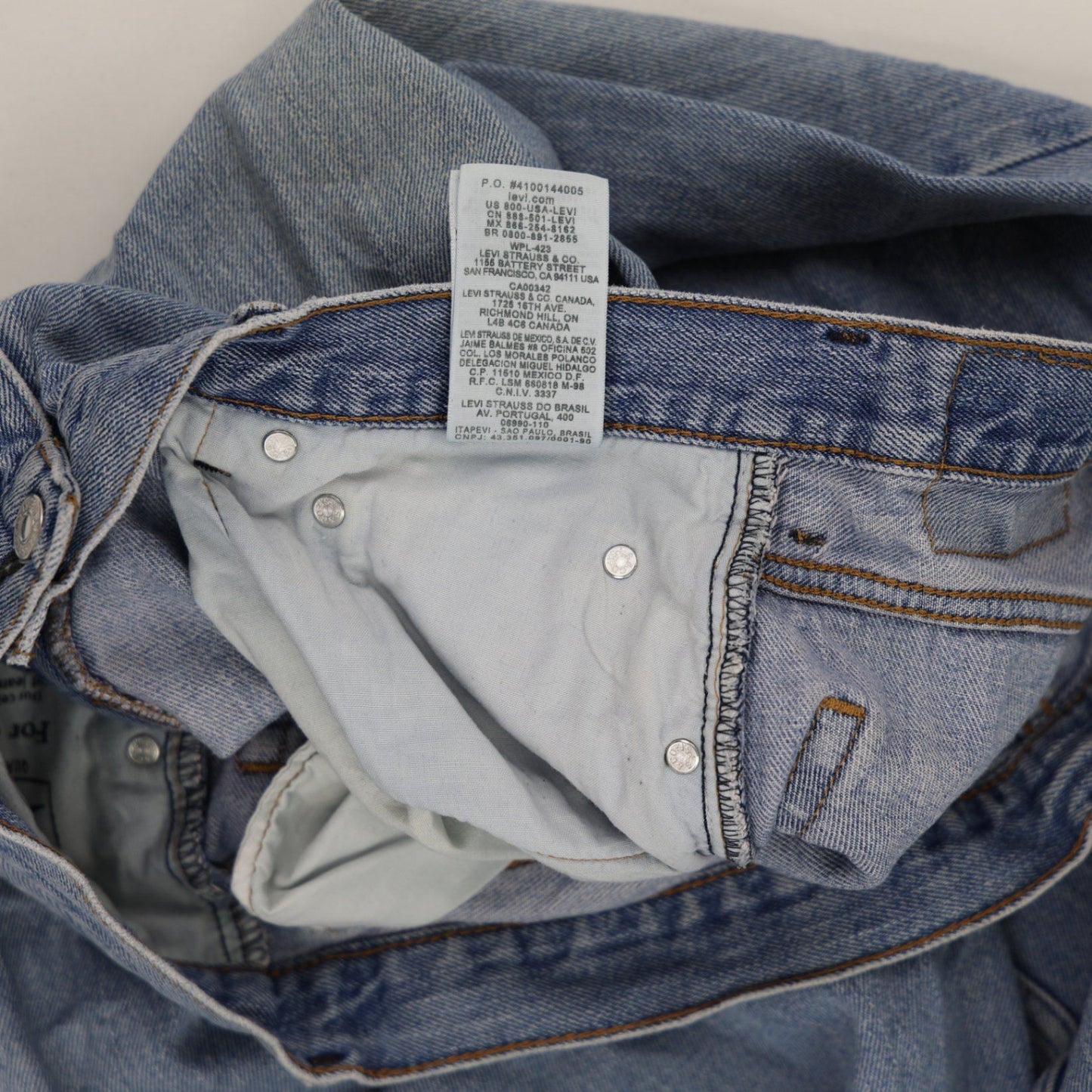 Levi's 550 Relaxed Fit Vintage Blue Jeans 36W 30L Cotton