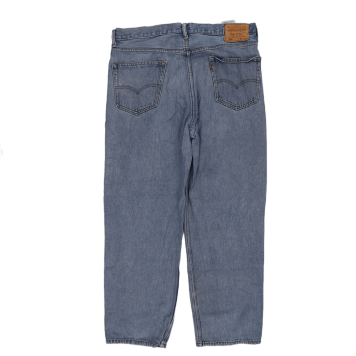 Levi's 550 Relaxed Fit Vintage Blue Jeans 36W 30L Cotton