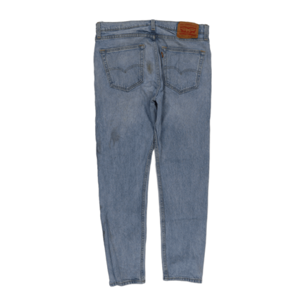 Levi's 512 Slim Tapered Jeans Light Blue W32 L30 Cotton Denim