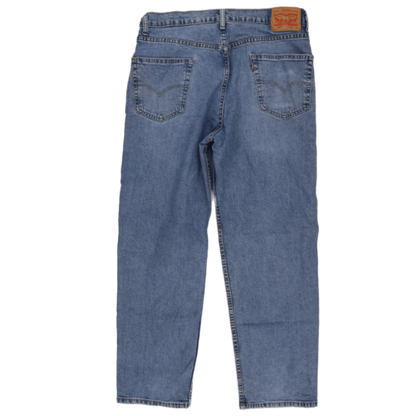 Levi's 550 Relaxed Fit Light Blue Jeans W36 L30 100% Cotton Vintage