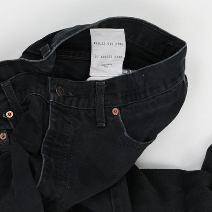 Levi's 615 Vintage Black Straight Fit Jeans W36 L32 Cotton