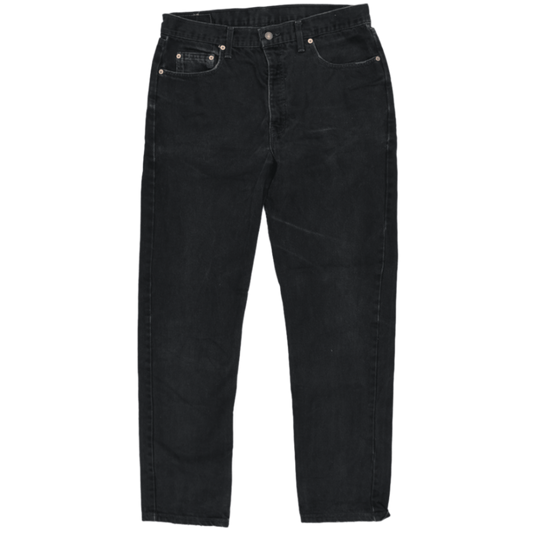Levi's 615 Vintage Black Straight Fit Jeans W36 L32 Cotton