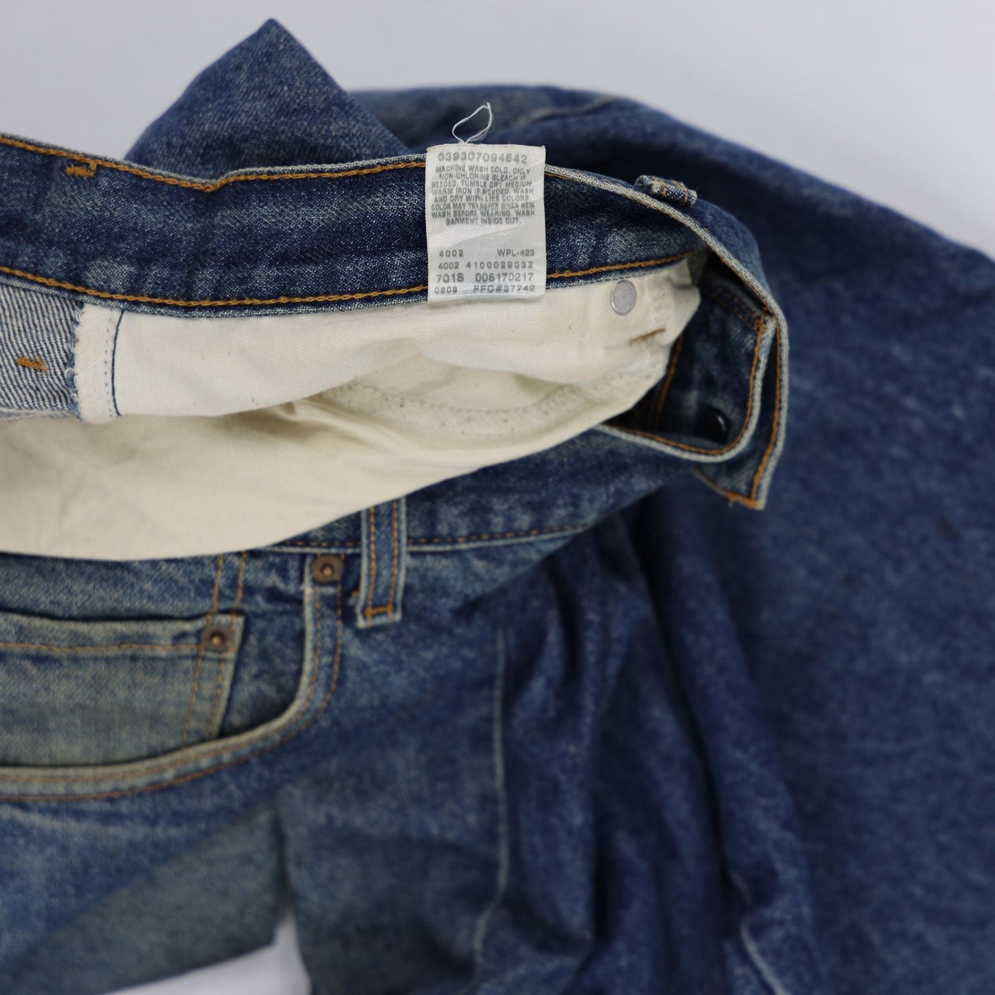 Levi's 517 Bootcut Jeans Blue 38W 30L Vintage Cotton Denim