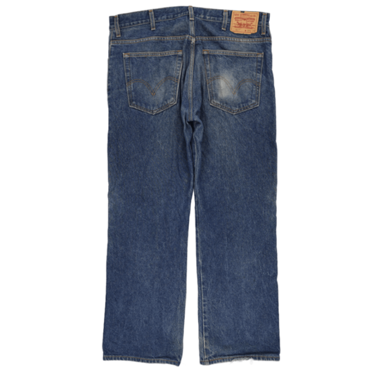 Levi's 517 Bootcut Jeans Blue 38W 30L Vintage Cotton Denim
