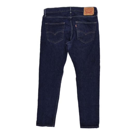 Levi's 512 Slim Tapered Fit Jeans Dark Blue W33 L30 Cotton