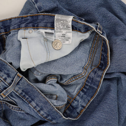 Levi's 505 Regular Fit Blue Denim Jeans W33 L29 100% Cotton Vintage Style