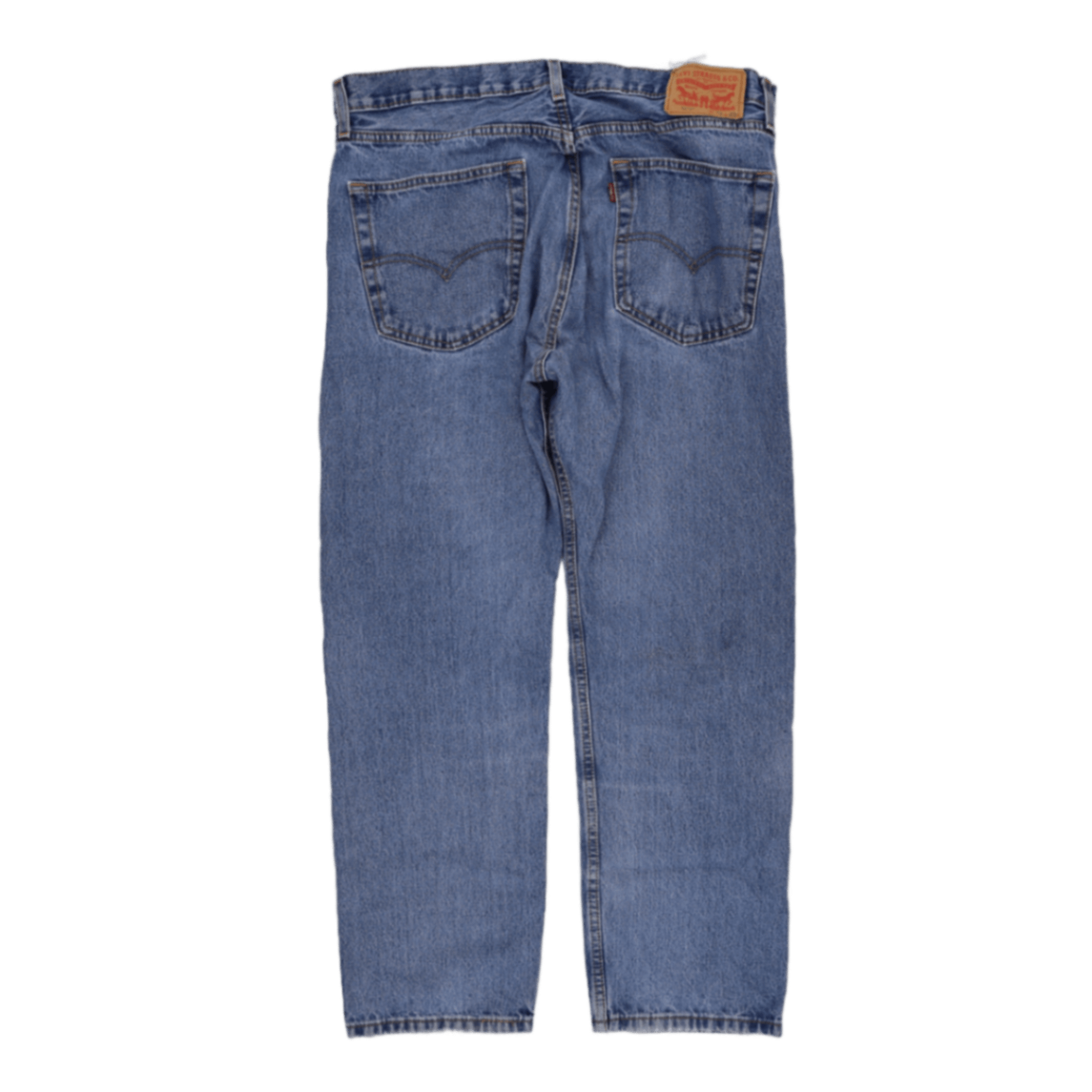 Levi's 505 Regular Fit Blue Denim Jeans W33 L29 100% Cotton Vintage Style