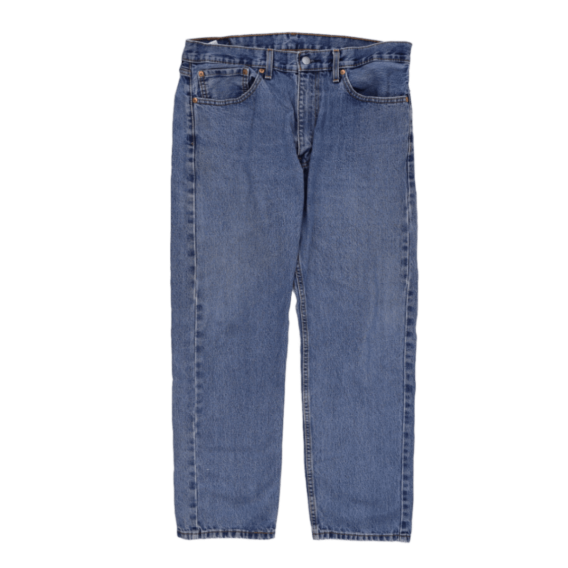 Levi's 505 Regular Fit Blue Denim Jeans W33 L29 100% Cotton Vintage Style