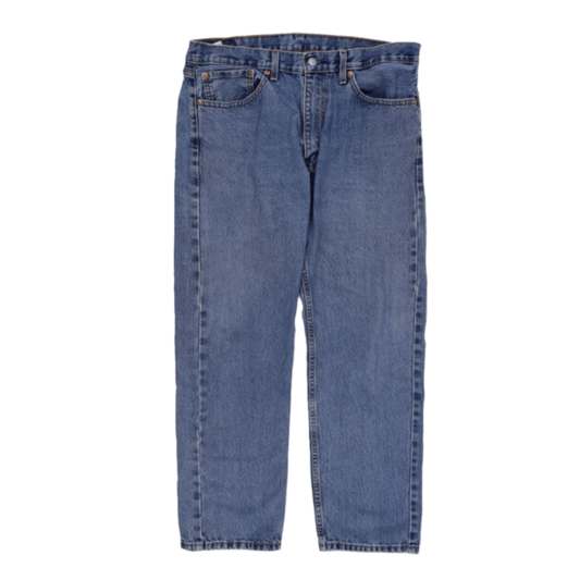 Levi's 505 Regular Fit Blue Denim Jeans W33 L29 100% Cotton Vintage Style