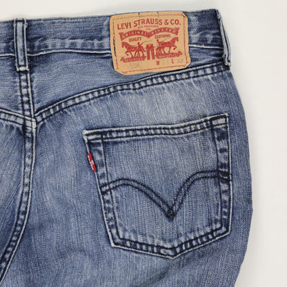 Levi's Vintage Straight Leg Denim Jeans Blue W32 L32 Cotton