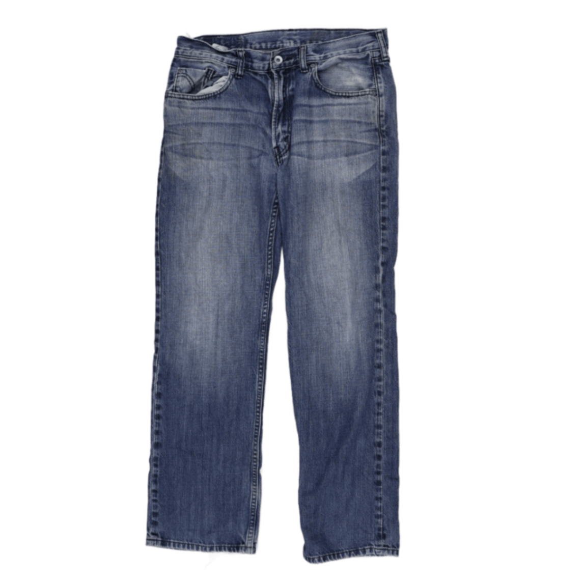 Levi's Vintage Straight Leg Denim Jeans Blue W32 L32 Cotton