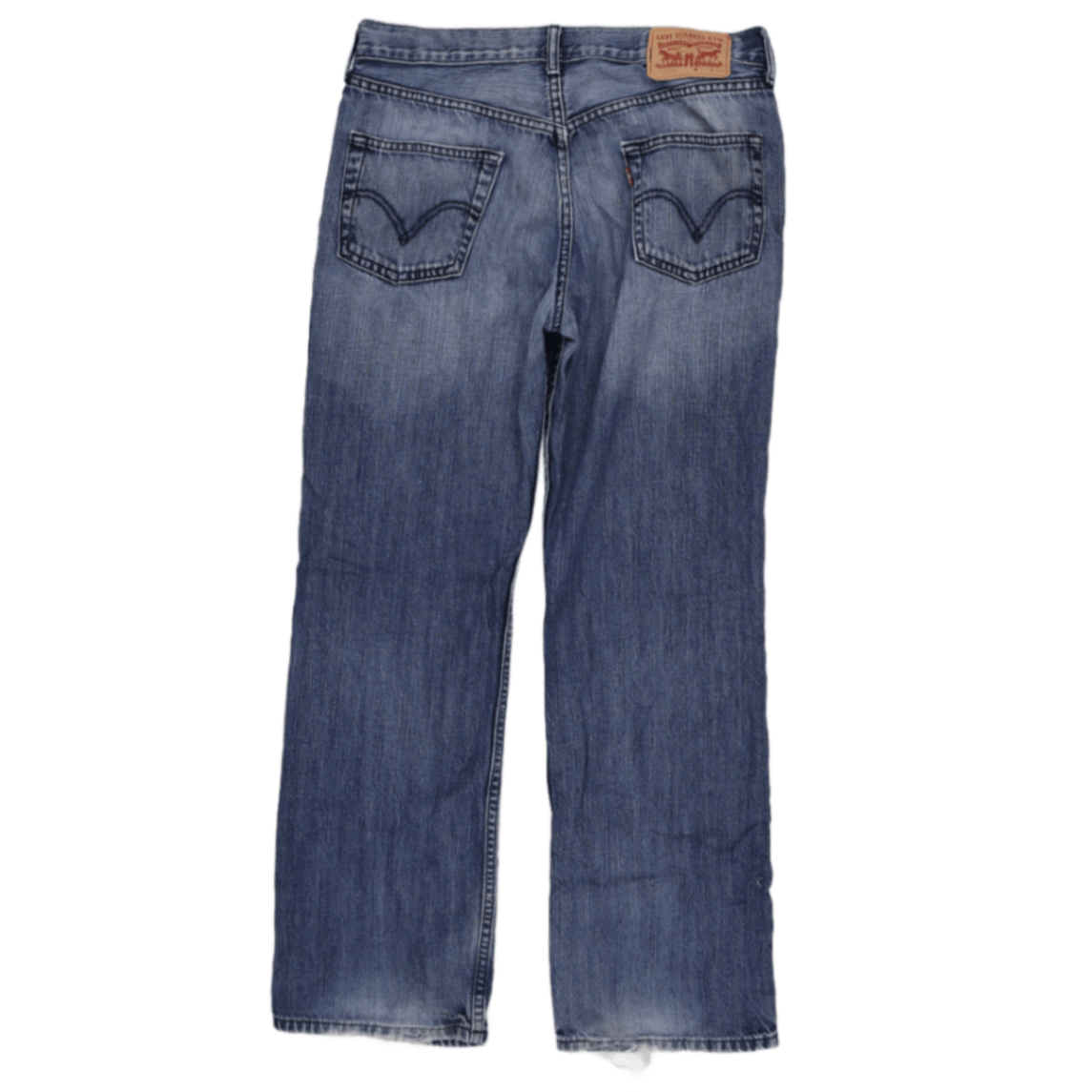 Levi's Vintage Straight Leg Denim Jeans Blue W32 L32 Cotton