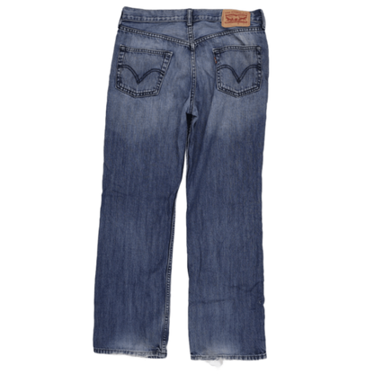 Levi's Vintage Straight Leg Denim Jeans Blue W32 L32 Cotton