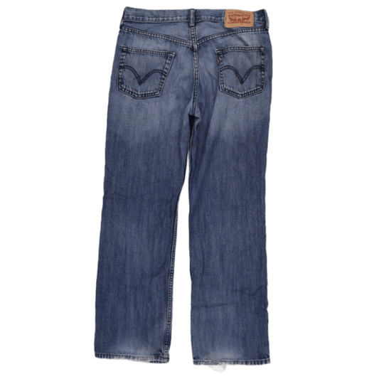 Levi's Vintage Straight Leg Denim Jeans Blue W32 L32 Cotton