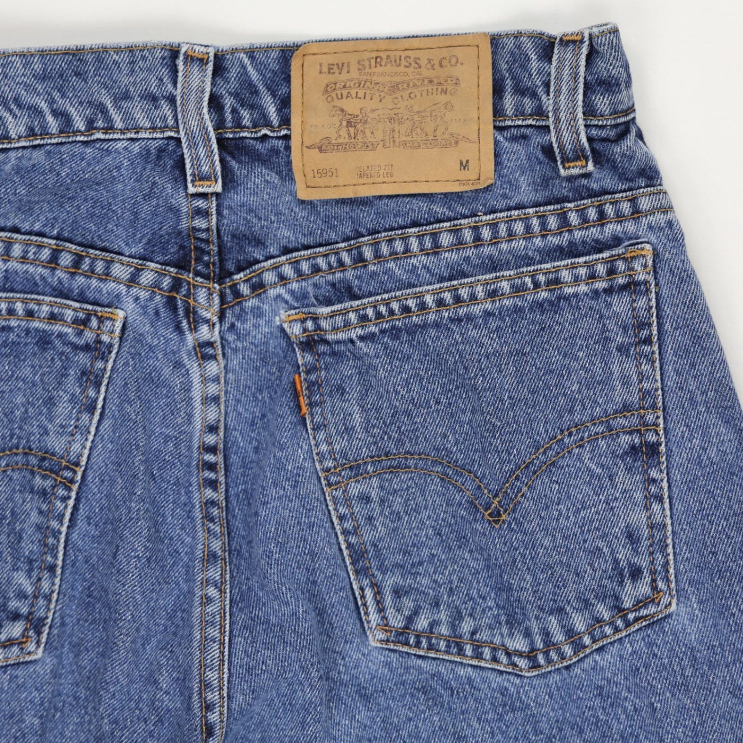 Levi's 951 Relaxed Fit Tapered Leg Women's Jeans Blue UK 10 Denim Cotton Vintage