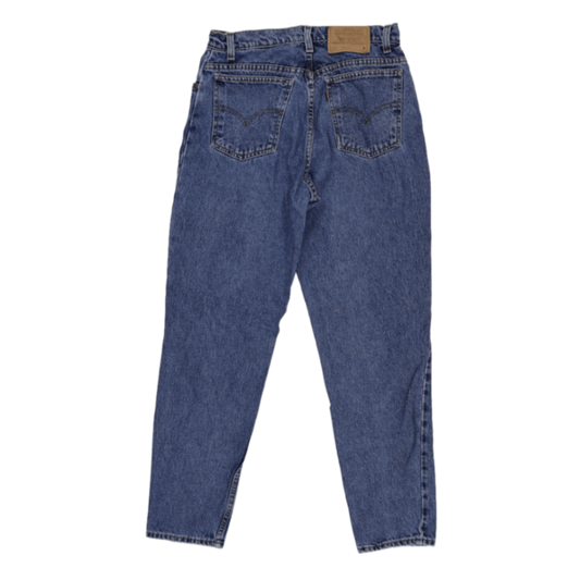 Levi's 951 Relaxed Fit Tapered Leg Women's Jeans Blue UK 10 Denim Cotton Vintage