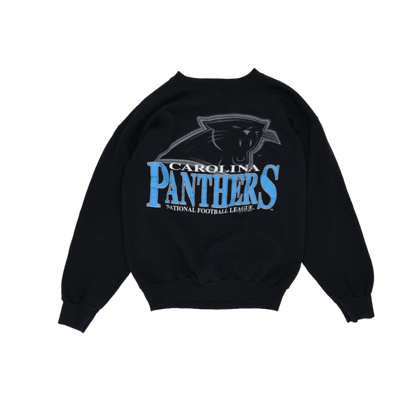 Competitor Vintage 1994 Carolina Panthers Crewneck Sweatshirt Black X-Large Cotton Blend