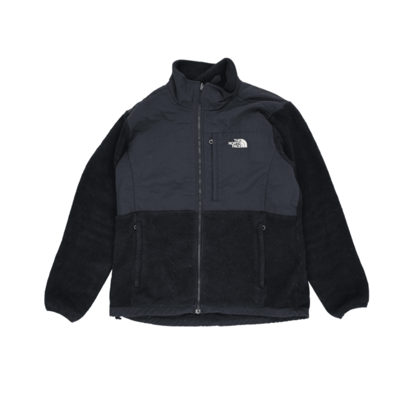 The North Face Women's Black Fleece Jacket XL Vintage Polyester