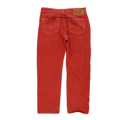 Levi's 501 Vintage Orange Straight Leg Jeans W36 L32 Cotton