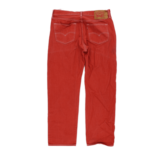 Levi's 501 Vintage Orange Straight Leg Jeans W36 L32 Cotton