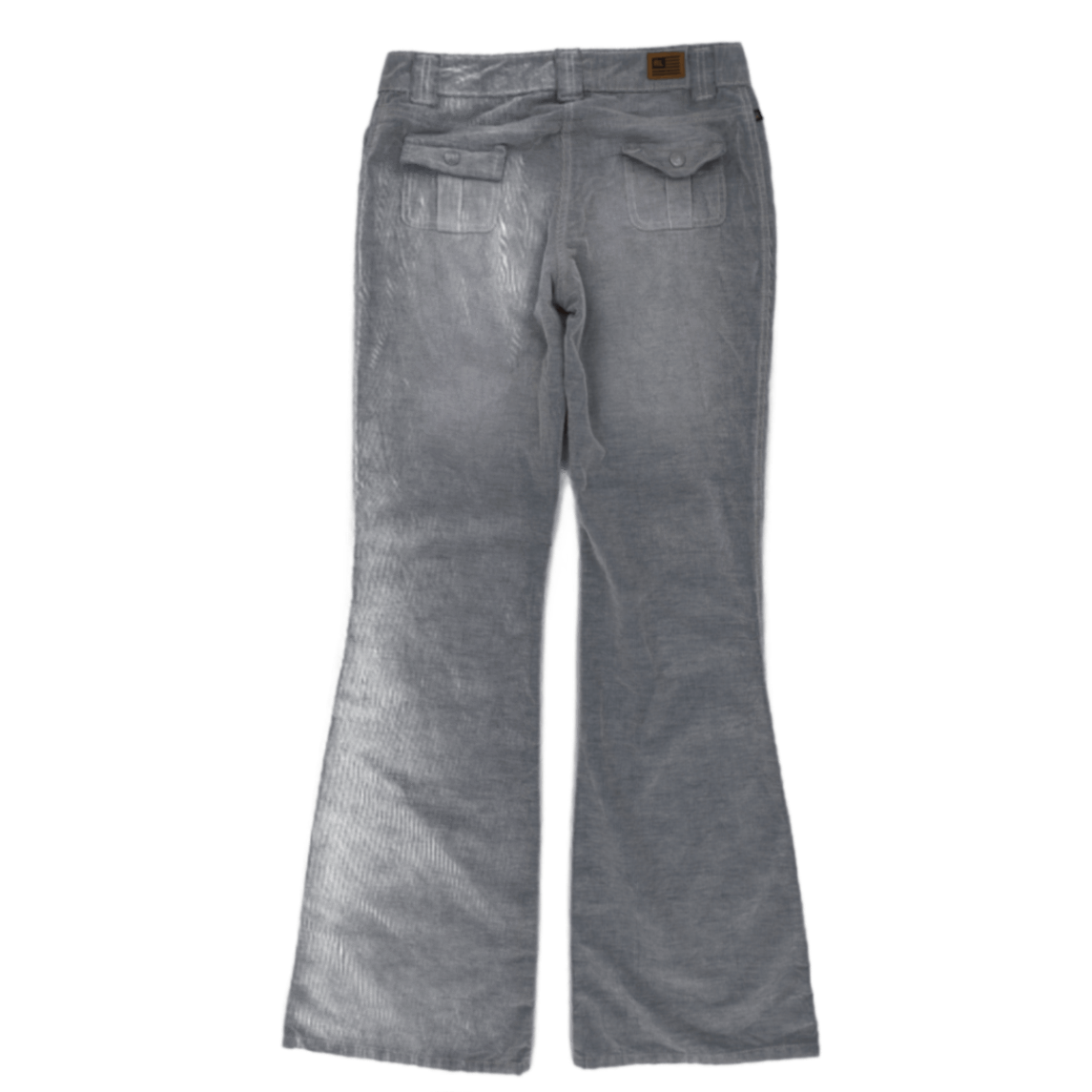 Ralph Lauren Vintage Grey Corduroy Flared Trousers W34 L33