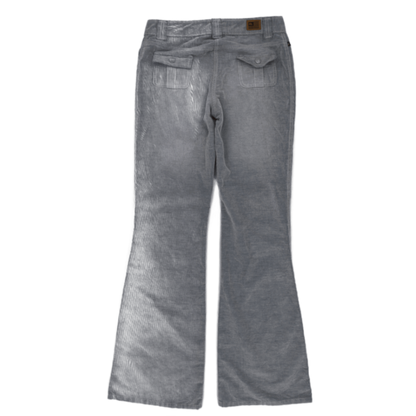 Ralph Lauren Vintage Grey Corduroy Flared Trousers W34 L33