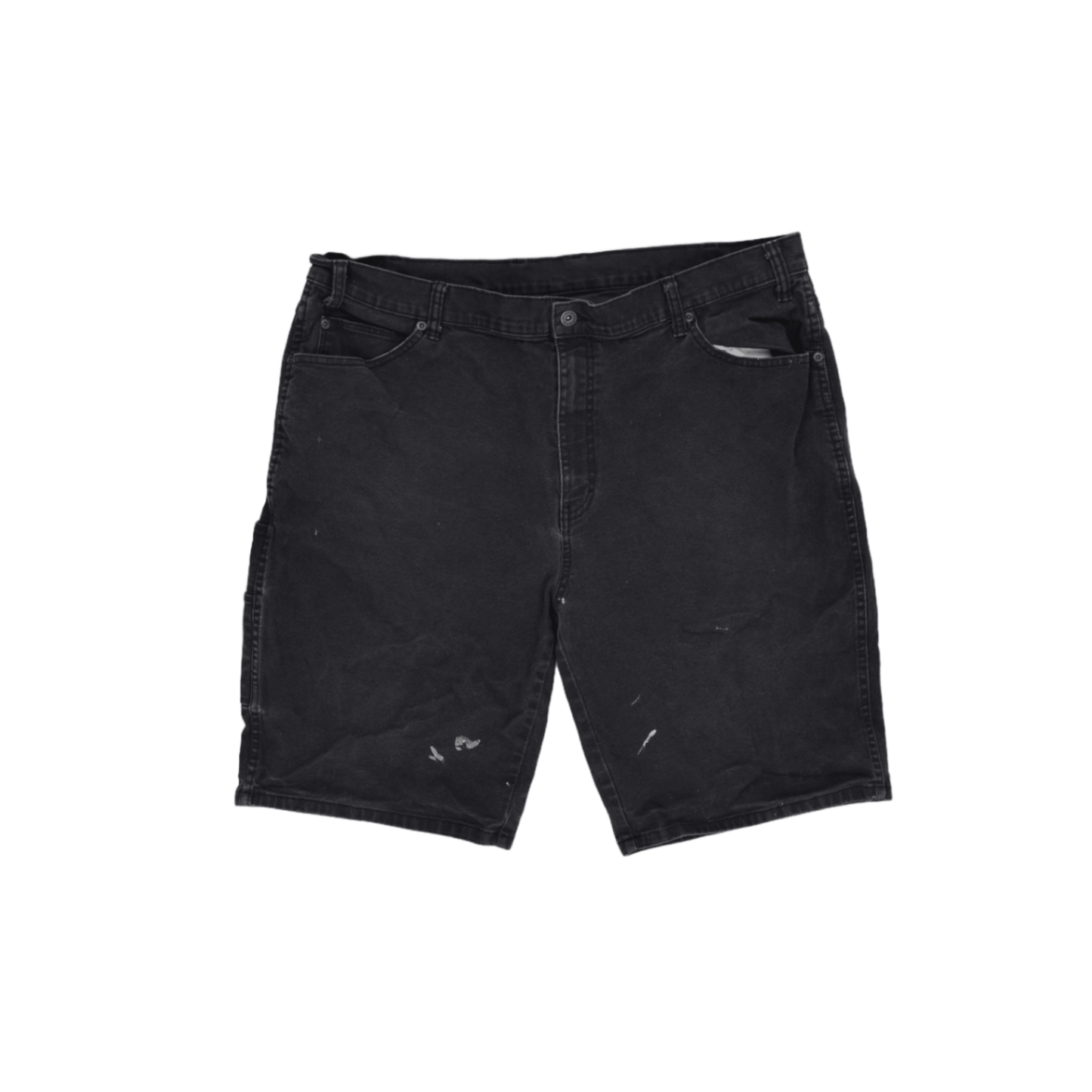 Dickies Black Utility Shorts Men's Size 38 100% Cotton Inseam 28 cm