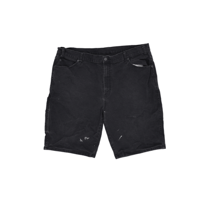 Dickies Black Utility Shorts Men's Size 38 100% Cotton Inseam 28 cm