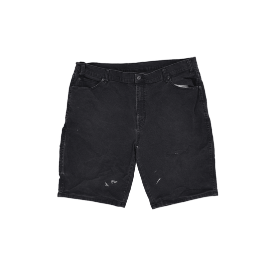 Dickies Black Utility Shorts Men's Size 38 100% Cotton Inseam 28 cm