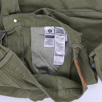 Levi's 511 Slim Fit Jeans Olive Green W31 L30 Cotton Men's Trousers