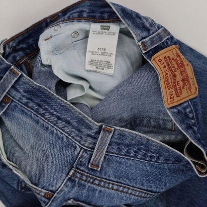Levi's 517 Bootcut Jeans Blue 33x32 Vintage Cotton Mens