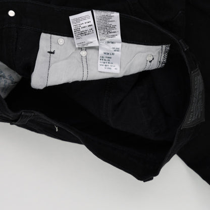 Levi's 511 Slim Fit Black Jeans W34 L30 Cotton Blend Mens Trousers