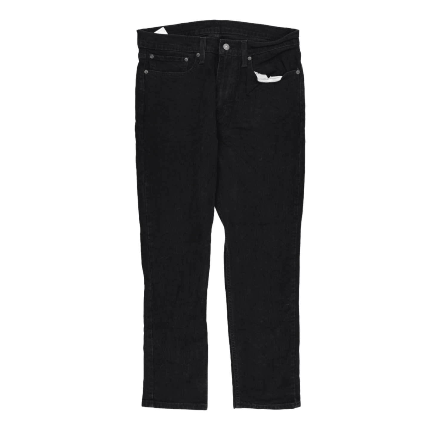 Levi's 511 Slim Fit Black Jeans W34 L30 Cotton Blend Mens Trousers