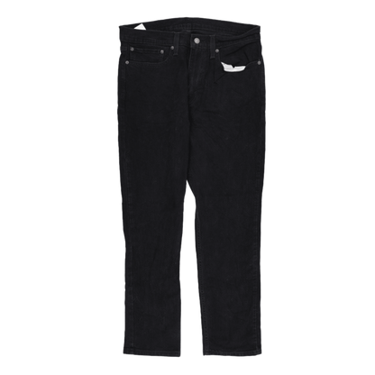 Levi's 511 Slim Fit Black Jeans W34 L30 Cotton Blend Mens Trousers