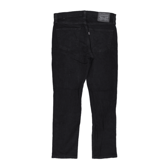 Levi's 511 Slim Fit Black Jeans W34 L30 Cotton Blend Mens Trousers