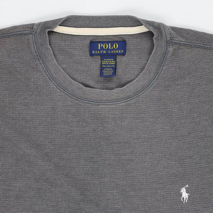 Polo Ralph Lauren Men's Charcoal Grey Crew Neck Sweatshirt XL Cotton Blend