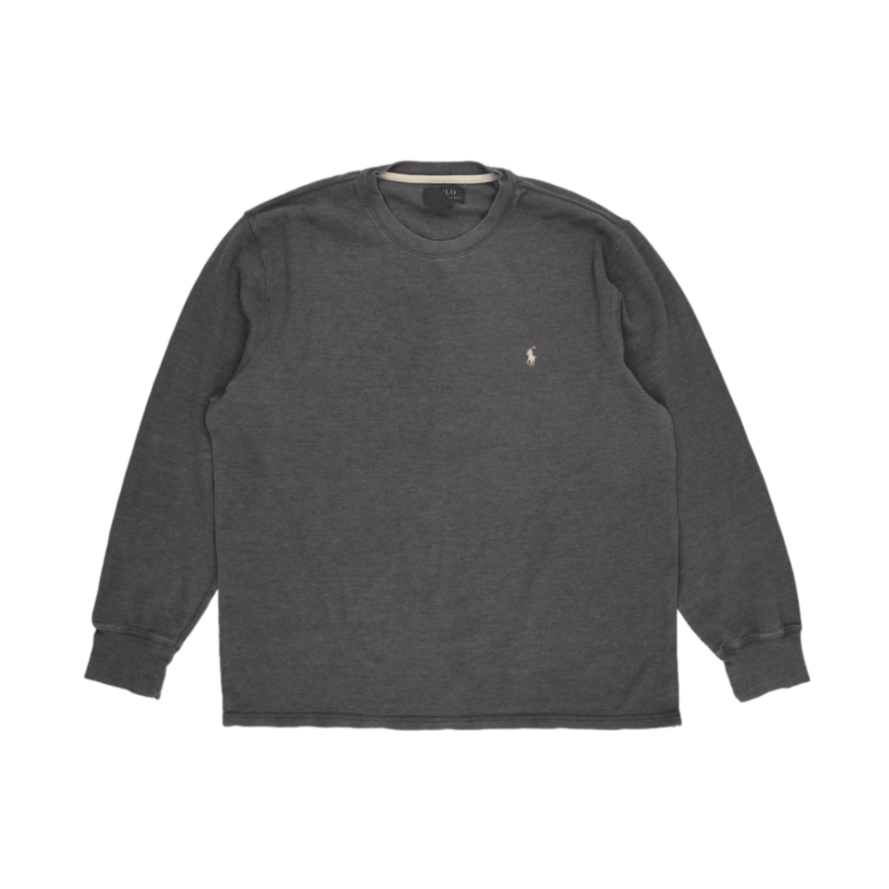 Polo Ralph Lauren Men's Charcoal Grey Crew Neck Sweatshirt XL Cotton Blend