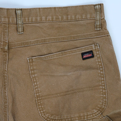 Dickies Brown Workwear Trousers 34W x 32L Cotton Vintage Mens