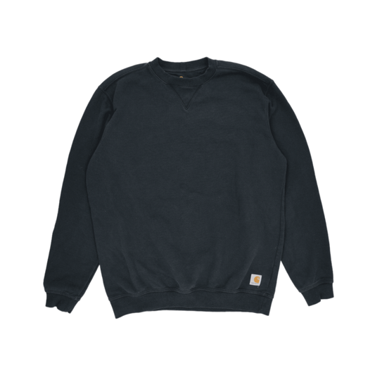 Carhartt Black Crewneck Sweatshirt Large 50 Cotton 50 Polyester