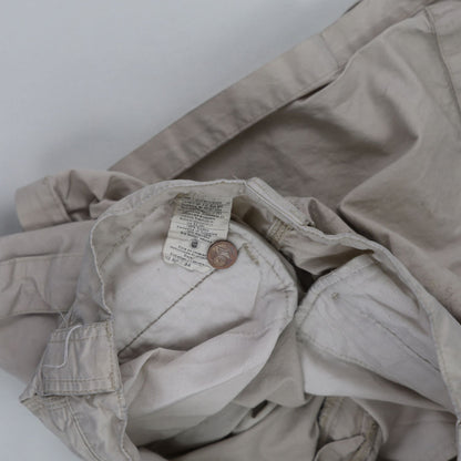 Carhartt Mens Beige Cargo Shorts 34 Inseam Cotton Size 34